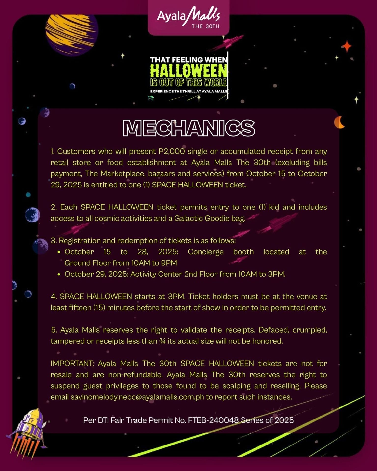 Ayala Malls Halloween 2025