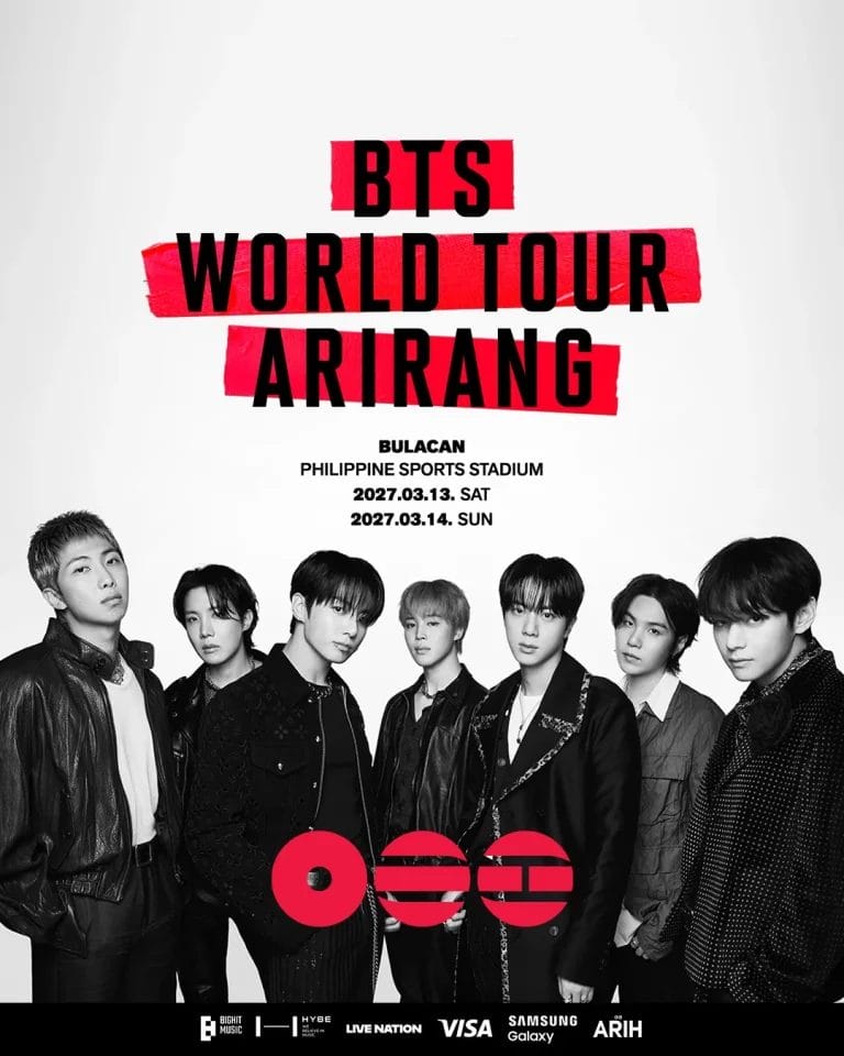 BTS concert Manila 2027